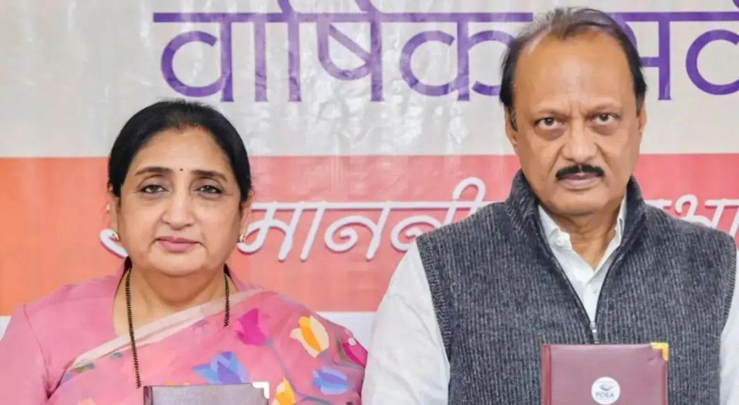 Ajit Pawar and Sunetra Pawar
