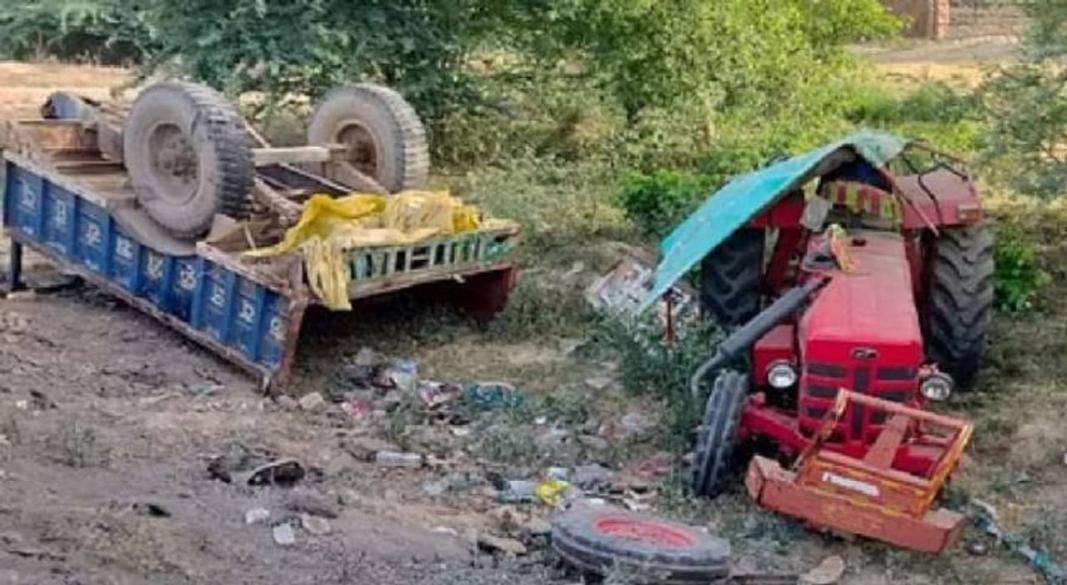 बिहार के गोपालगंज में ट्रैक्टर-ट्रॉली से जुड़े हादसे की सांकेतिक तस्वीर