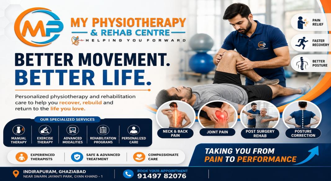 My Physiotherapy & Rehab Center में फिजियोथेरेपी और रिहैबिलिटेशन सेवाएँ