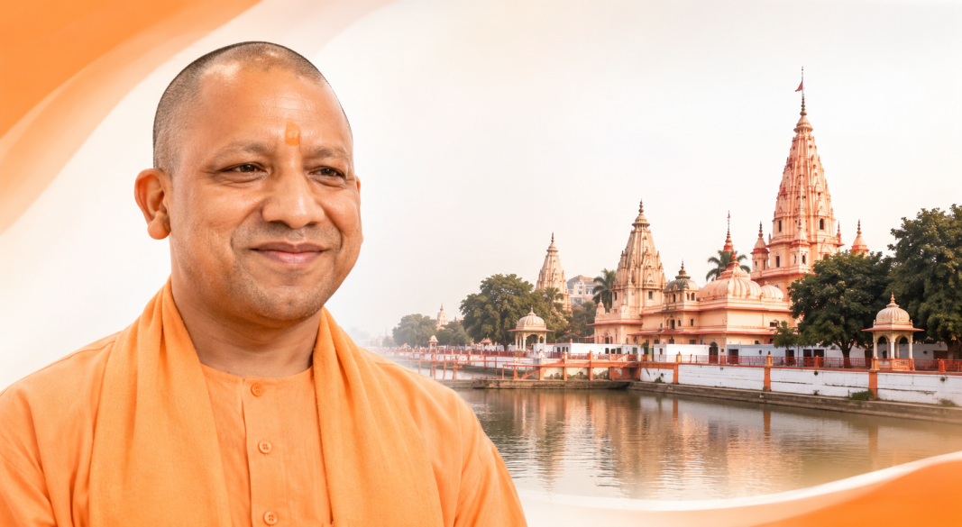 गोरखपुर में ₹994 करोड़ की 14 विकास परियोजनाओं का लोकार्पण और शिलान्यास करते मुख्यमंत्री योगी आदित्यनाथ