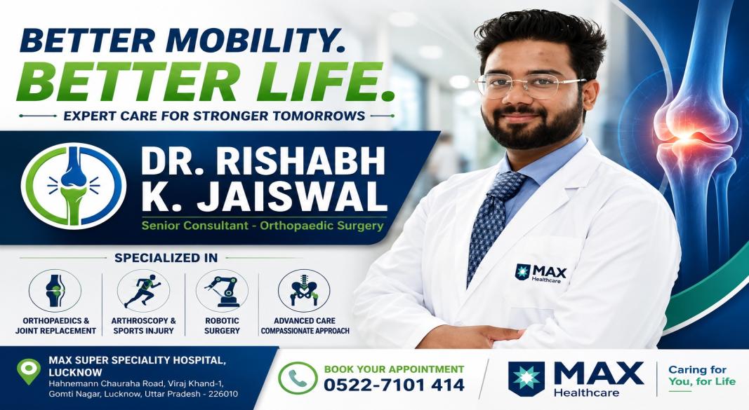 Dr. Rishabh K. Jaiswal Orthopedic Doctor in Lucknow
