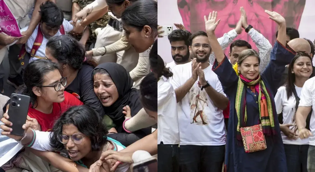 चुनाव आयोग के खिलाफ विपक्ष का प्रदर्शन