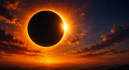 12 अगस्त 2026 के पूर्ण सूर्य ग्रहण का दृश्य, भारत में नहीं दिखाई देगा सूर्य ग्रहण