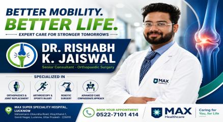 Dr. Rishabh K. Jaiswal Orthopedic Doctor in Lucknow
