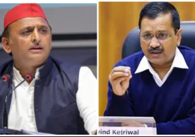 Akhilesh Yadav And Arvind Kejariwal