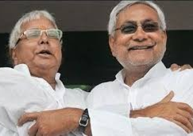 CM Nitish Kuma And RJD chief Lalu Yadav