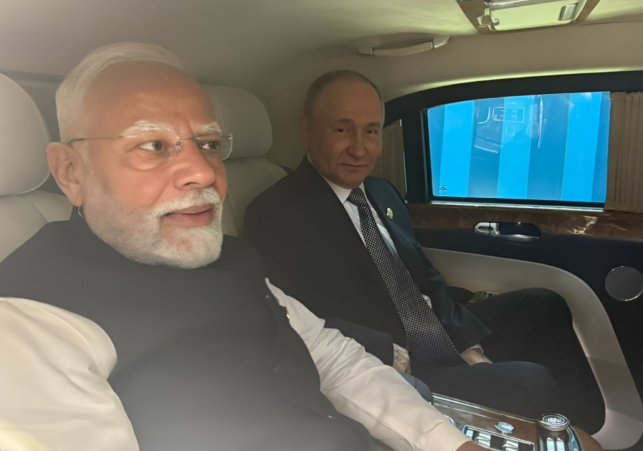PM Modi and Vladimir Putin
