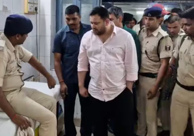 Tejashwi Yadav Convoy Accident